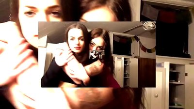 Duas cuecas emocionais morenas sensuais permanecem bastardas e excêntricas cabra